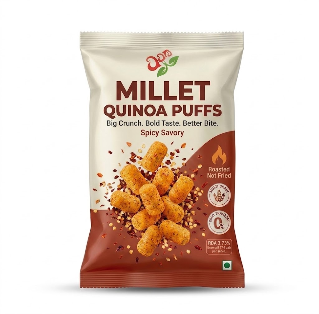Millet Cheese Puffs